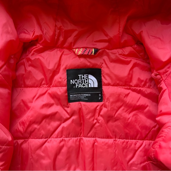 NORTH FACE WANDA INSULATED WOMENS JACKET SIZE SMALL PINK PURPLE FULL ZIP HOODED - Picture 3 of 10